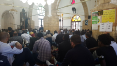 شاهد: الشيخ محمد عايش "شاركوا في يوم الاحسان والصدقات لنقول للجمعيات الاستيطانية أننا في يافا باقون"